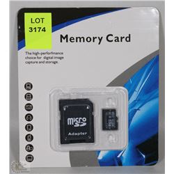 NEW 32GB MICRO SD CARD WITH ADAPTER