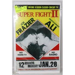 REPRODUCTION JOE FRAZIER/MUHAMMAD ALI SUPERFIGHT