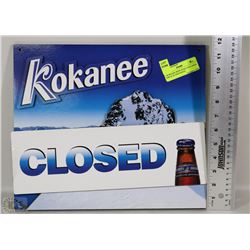 2 KOKANEE BEER SIGNS AND LARGE ONE IS 3D AND HANGS