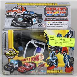 EMERGENCY BOT COLLECTION DIE CAST METAL 1:32
