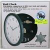 Image 1 : NEW IN BOX BLACK WALL CLOCK WITH HIDDEN SAFE
