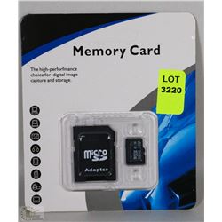 32GB MICRO SD CARD W/ ADAPTER