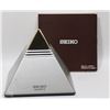 Image 1 : NEW SEIKO PYRAMID ALARM CLOCK IN CASE