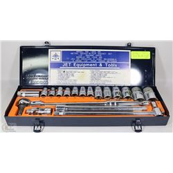 JET BRAND 1/2" METRIC SOCKET & FLIP SOCKET SET