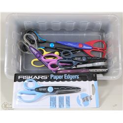 LOT OF CRAFTING SCISSORS