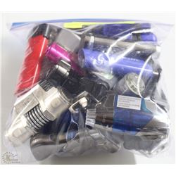 BAG OF ASSORTED LIGHTERS