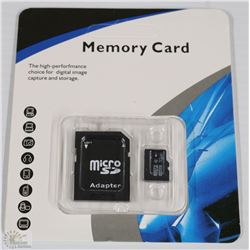 NEW 32GB MICRO SD CARD WITH ADAPTOR