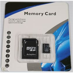 NEW 32GB MICRO SD CARD WITH ADAPTOR