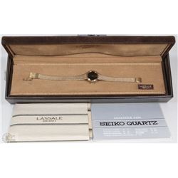 NEW SEIKO LASSALE LADIES WATCH WITH BOX