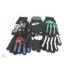 Image 1 : BAG OF 6 PAIRS OF GLOW IN THE DARK GLOVES