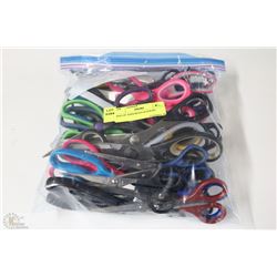 BAG OF ASSORTED SCISSORS