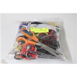 BAG OF ASSORTED SCISSORS