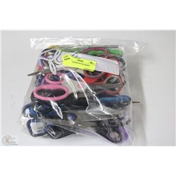 BAG OF ASSORTED SCISSORS