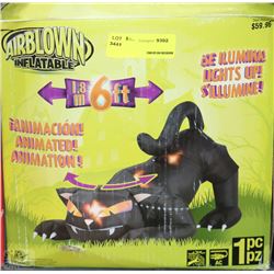 6' INFLATABLE CAT HALLOWEEN DECORATION