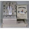 Image 1 : WOOD HENS TRAY, KEY HOLDER , BOX , CLOCK SET