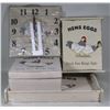 Image 1 : WOOD HENS TRAY, KEY HOLDER , BOX , CLOCK SET