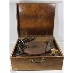 VINTAGE TURNTABLE CANADIAN MADE JOY ELECTRICAL