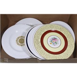 LOT OF VINTAGE PLATES INCLUDING FROM SETS BIRKS