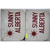 Image 1 : PAIR OF VINTAGE SUNNY ALBERTA TRUCK MUD FLAPS