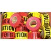 Image 1 : 30 QTY INCL.RED DO NOT ENTER & YELLOW CAUTION TAPE