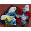 Image 1 : FIVE VINTAGE PEYO SMURF STUFFIES ( MADE IN HONG