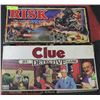 Image 1 : RISK AND CLUE BOARD GAMES