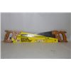 Image 1 : LOT OF TWO SAWS, ONE IS STANLEY CROSSCUT SAW