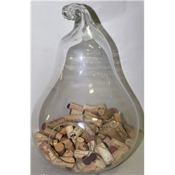 LARGE PEAR SHAPED DECORATIVE DISPLAY