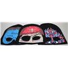 Image 1 : BAG OF 3 GLOW IN THE DARK TOQUES