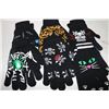 Image 1 : BAG OF 6 PAIRS OF GLOW IN THE DARK GLOVES