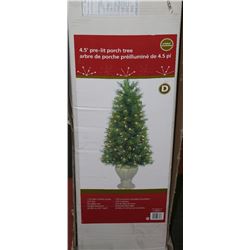 4.5' PRE-LIT PORCH TREE