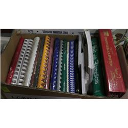 BOX FULL OF COOKBOOKS - MOSTLY