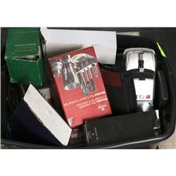 TOTE OF HOUSEHOLD MISC