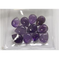 #27-NATURAL AMETHYST  61.5CT(11PCS)