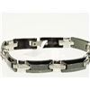 Image 1 : #19-ST. STEEL/TUNGSTEN DIAMOND(0.4CT) BRACELET