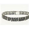 Image 1 : #32-STERLING SILVER SAPPHIRE(18.24CT) BRACELET