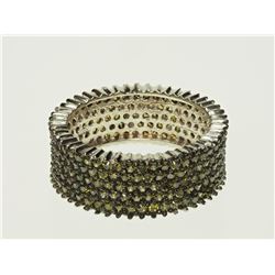 #40-STERLING SILVER CUBIC ZIRCONIA RING SIZE 8