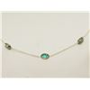 Image 1 : #44-10K GOLD EMERALD(4.20CT) NECKLACE