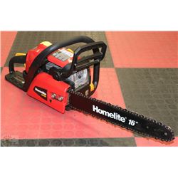HOMELITE 16" GAS CHAINSAW
