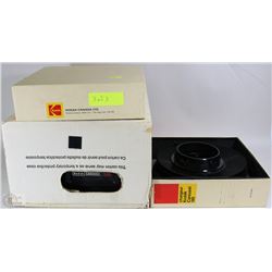 KODAK PROJECTOR SLIDE AND 2 CAROUSEL SLIDE TRAYS