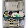 Image 1 : LARGE FISHING PLANO TACKLE BOX & CONTENTS
