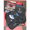Image 1 : LOT OF NEW + USED SCHOOL BAGS AND SCHOOL SUPPLIES