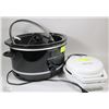 Image 1 : HAMILTON BEACH SLOW COOKER WITH WAFFLE MAKER