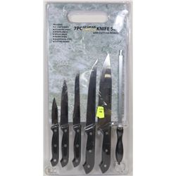 NEW 7PCS GERMAN STYLE KNIFE SET