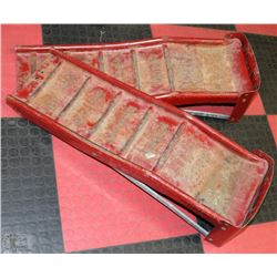 PAIR OF STEEL CAR RAMPS
