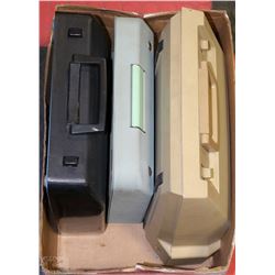 BOX W/3 VINTAGE MANUAL TYPEWRITERS -