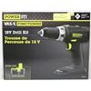 Image 1 : NEW 18 VOLT DRILL KIT WITH BATTERY AND CHARGER