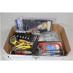 FLAT W/TOOLS INCL. NEW ITEMS - SOCKET SET,