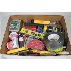 FLAT W/TOOLS INCL. NEW BITS, WRENCH SET,