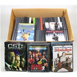 HUGE BOX OF DVDS INCLUDING: PRISON BREAK SEASON